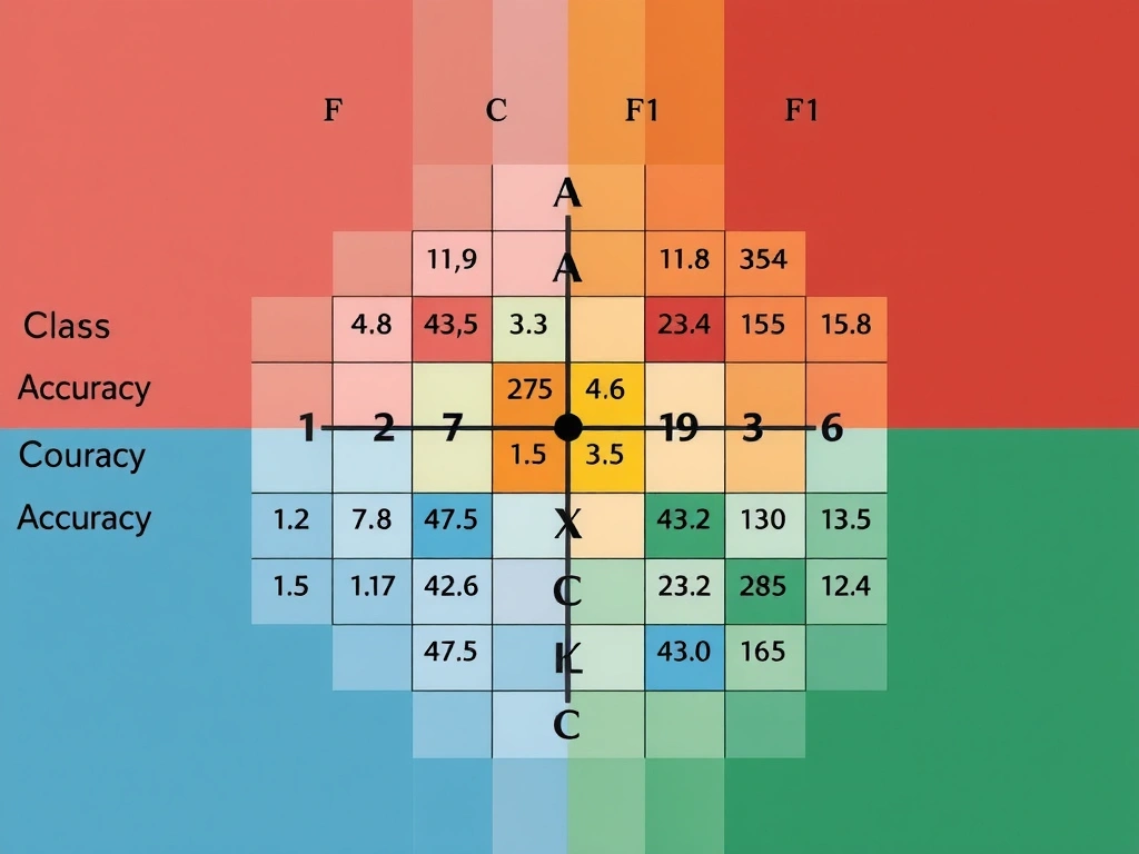 Confusion matrix overview: accuracy as all correct over total; side-by-side definitions of precision, recall, and F1; note on class imbalance skewing accuracy.