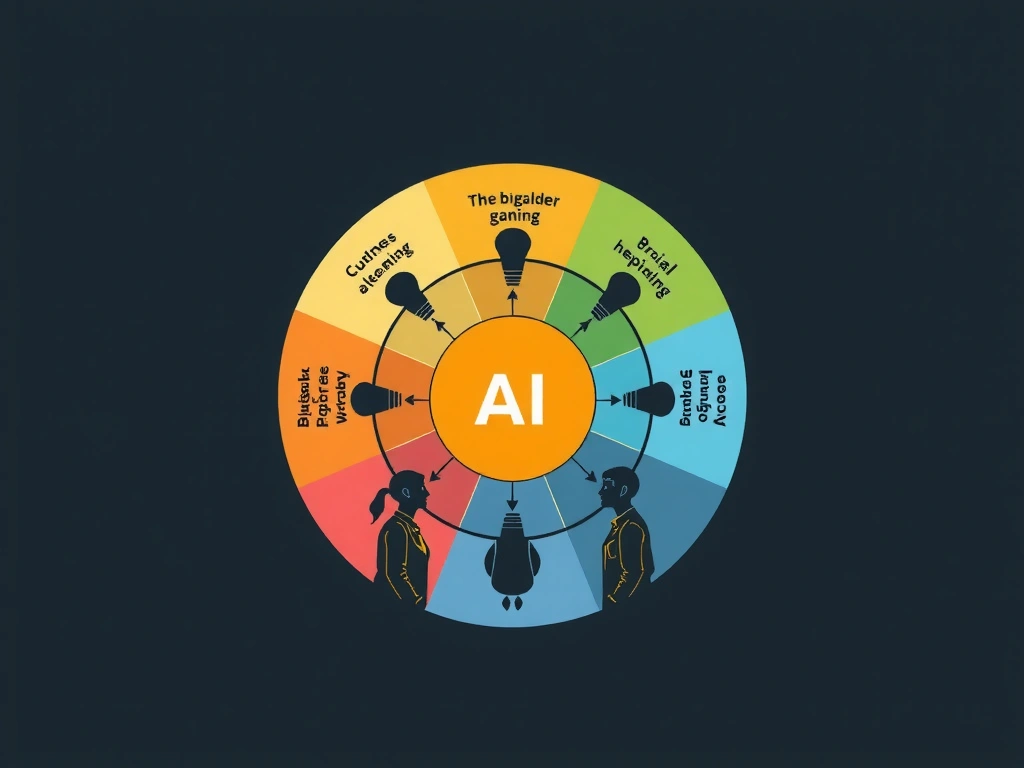 Stakeholder alignment in AI projects: business goals linked to ML objectives and success metrics; ring of roles (sponsor, domain expert, data owner, ML eng, compliance, ops); continuous feedback loop vs one-time kickoff; contrast aligned project vs misaligned build-that-nobody-adopts.