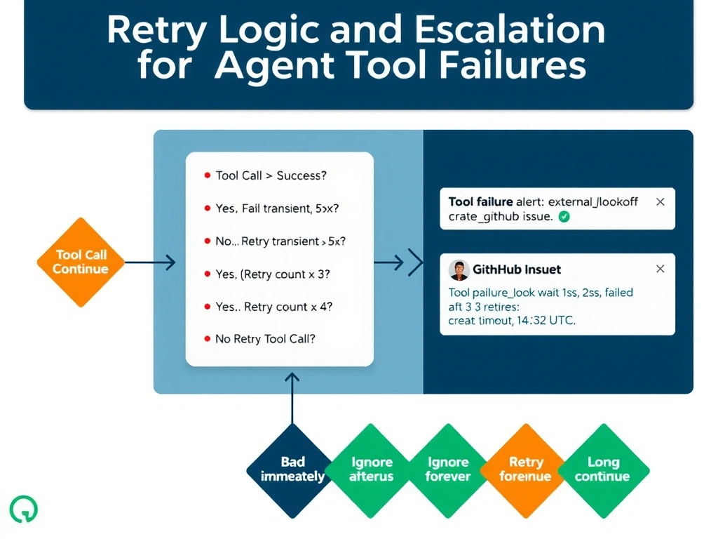 2048x1536 educational infographic titled 'Invoking Copilot Agent in GitHub Actions CI'. Workflow diagram: PR opened → CI trigger → GitHub Actions workflow → test step (tests fail) → Copilot agent step (receives test failure context) → agent analyzes → outputs to PR comment + check run annotation. Timeline showing: commit to feedback in minutes. Anti-patterns shown: local run (inconsistent), external webhook (outside governance), daily batch (stale feedback). GitHub Actions YAML snippet showing agent step.